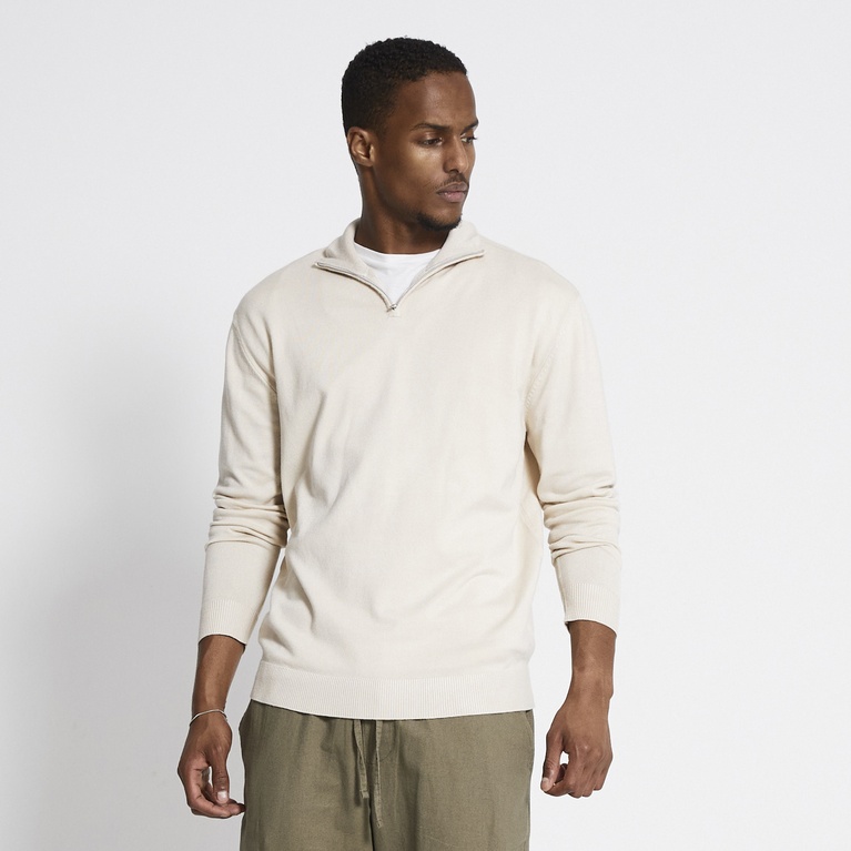 Half zip sweater "Thin sweater"